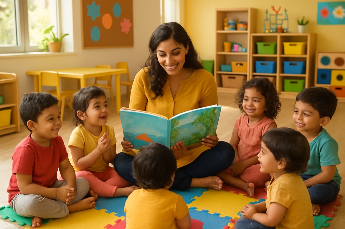 Preschool and daycare classroom at The Nurturing Roots Marunji, Pune, Pune